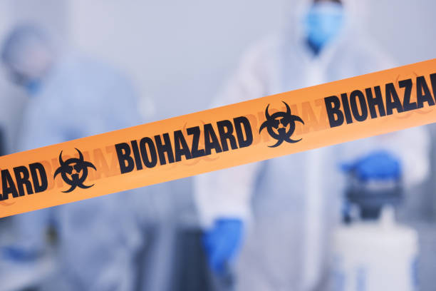 Professional Biohazard Cleanup technician working in North Richland Hills, TX